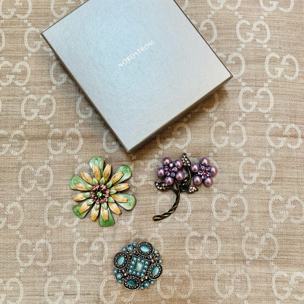 Vintage Brooches-bundle of 3